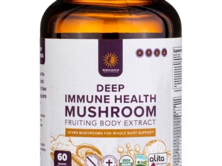 Wholesun Wellness - Deep Immune Health Mushroom (Organic)- 60 Capsules For Cheap