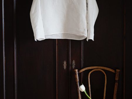 100% Linen Turtle Neck Top on Sale