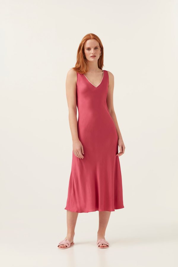 Sangria Slip Dress Cheap