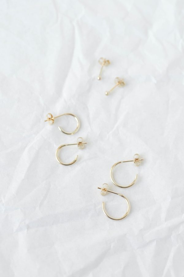 9ct Gold Mix and Match Hoop Set Sale