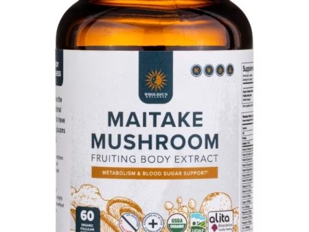 Wholesun Wellness - Organic Maitake Mushroom - 60 Capsules For Sale