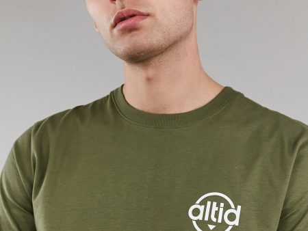 khaki graphic t-shirt Sale