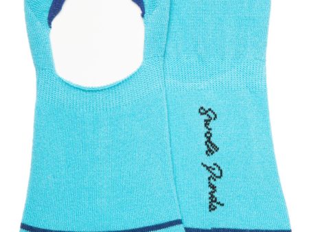 Neon Blue  No-Show  Bamboo Socks Hot on Sale