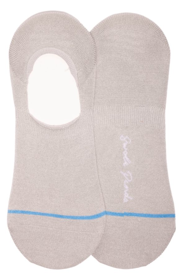 Light Grey  No-Show  Bamboo Socks (Hers) Cheap