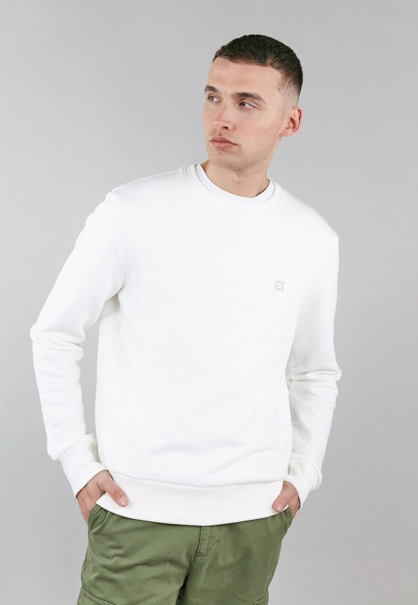 off white crew neck sweatshirt Hot on Sale