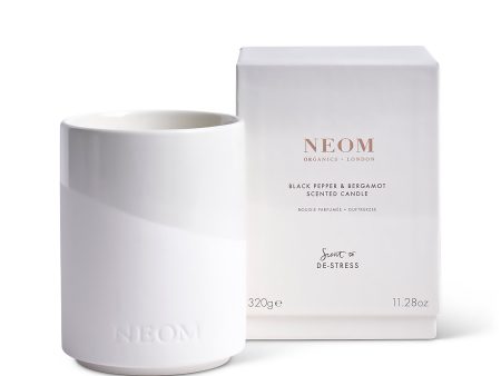 Black Pepper & Bergamot Scented Candle (2 Wick) Online Sale