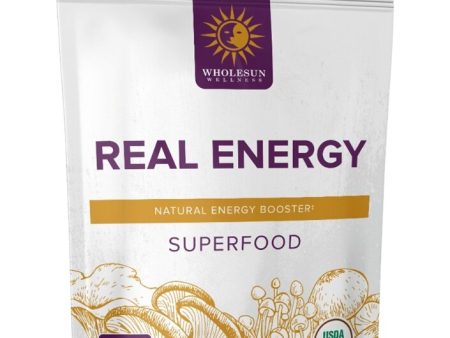 Wholesun Wellness - Real Energy (Certified Organic) Mushroom Extract Blend For Cheap