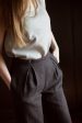 100% Linen Tailored Trousers Online Sale