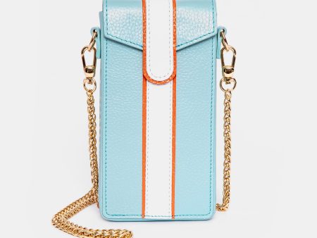 The Phone Pouch, Aqua & Orange Online Hot Sale