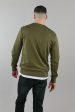 khaki crew neck sweatshirt Online now