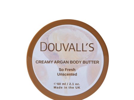 Organic Creamy Argan Body Butter 60ml NEW FORMULA Five scents available on Sale