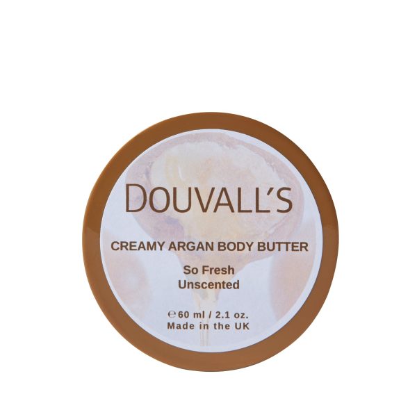 Organic Creamy Argan Body Butter 60ml NEW FORMULA Five scents available on Sale