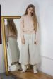 100% Linen Tailored Wide Trousers Discount