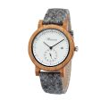 Waidzeit Barrique Alpine Men white with loden strap Fashion