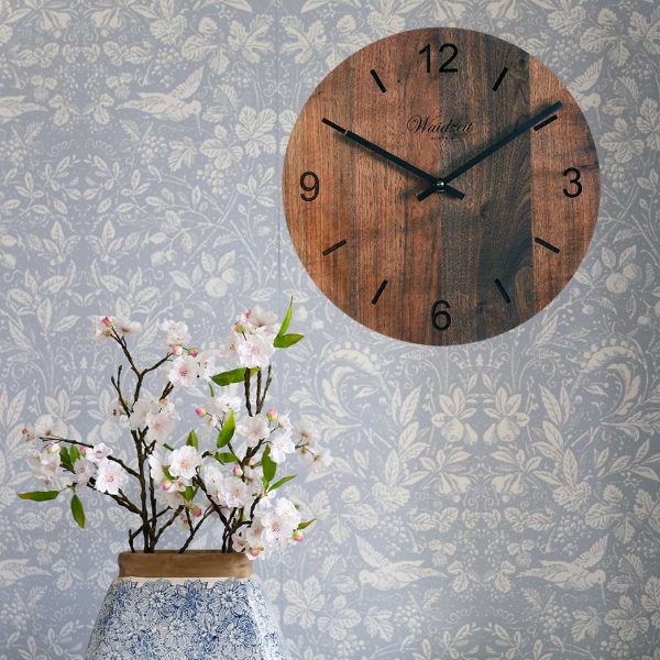 Waidzeit Wall Clock Tempus Walnut Online Sale