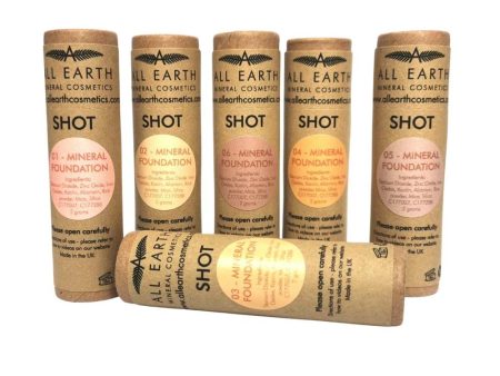 All Earth Cosmetics Mineral Foundation Shots For Sale