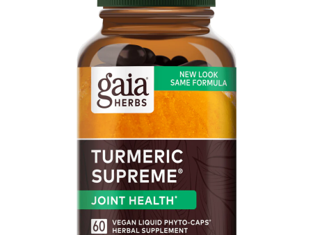 Gaia, Turmeric Supreme Joint Health  - 60 capsules Supply