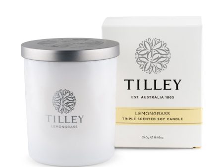 Tilley lemongrass candle For Sale