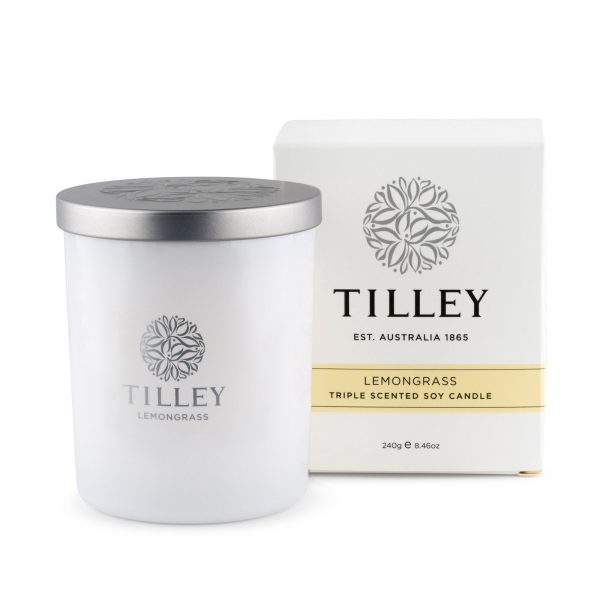 Tilley lemongrass candle For Sale