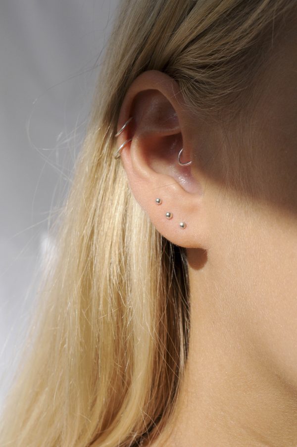 Silver Tiny Studs Fashion