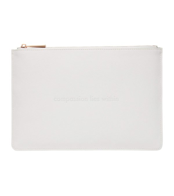 Light Grey & Rose Gold Pouch | Classic Essentials Supply