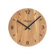 Waidzeit Wall Clock Tempus Oak Online Hot Sale