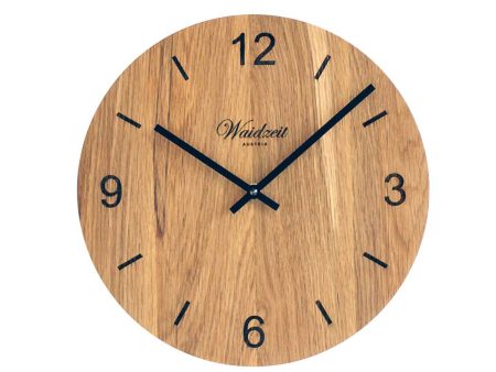 Waidzeit Wall Clock Tempus Oak Online Hot Sale