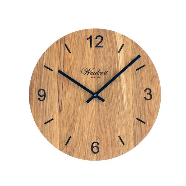 Waidzeit Wall Clock Tempus Oak Online Hot Sale