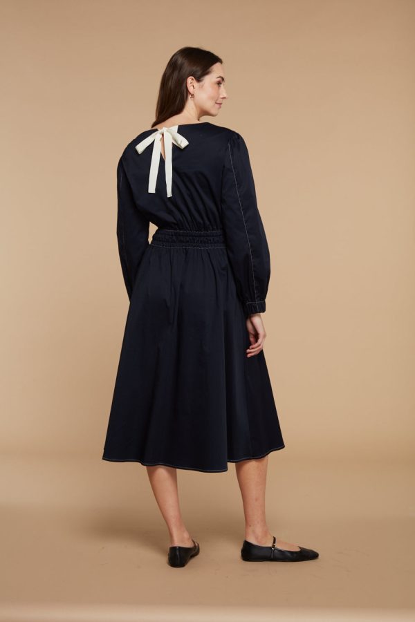 Stella Dress  Navy Online now