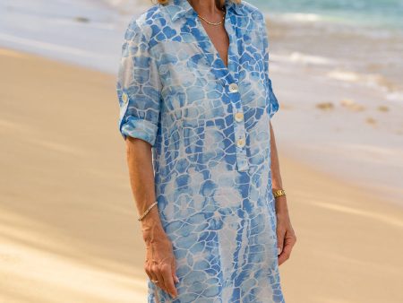 BLUE PEBBLES BEACH SHIRT For Discount