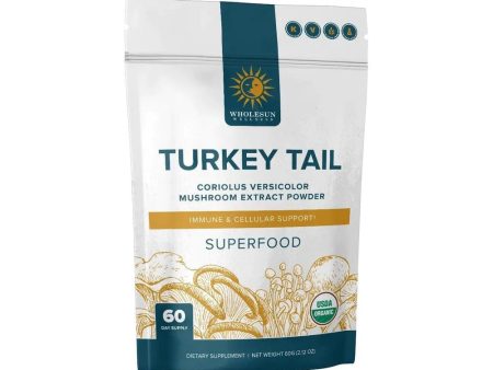 Wholesun Wellness - Turkey Tail (Certified Organic) Mushroom Extract Powder For Sale