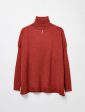 Hadid Oversized Polo Neck Sweater Hot on Sale