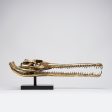 Sooka Extra Large polished bronze Gharial Skull Online Hot Sale