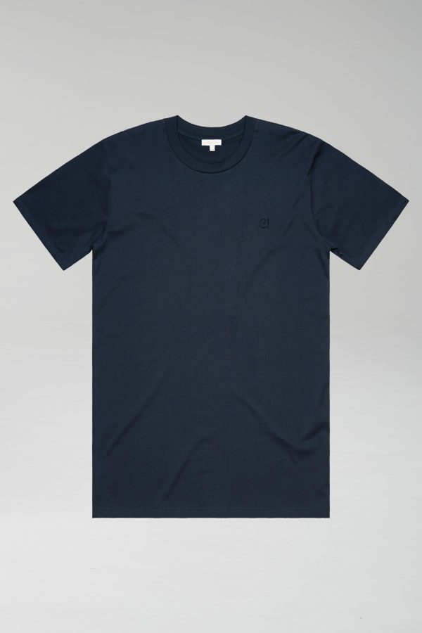 navy low carbon t-shirt Sale