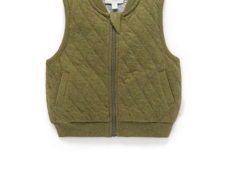 Willow melange quilted vest Cheap