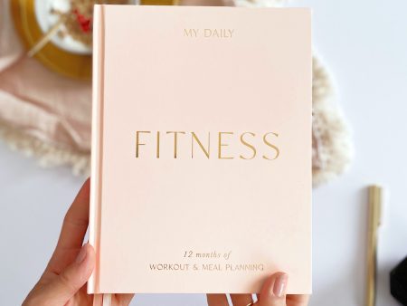 My Daily Fitness Planner - Workout and Meal Planner (Peach Blossom) Discount