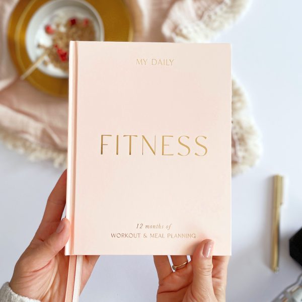 My Daily Fitness Planner - Workout and Meal Planner (Peach Blossom) Discount