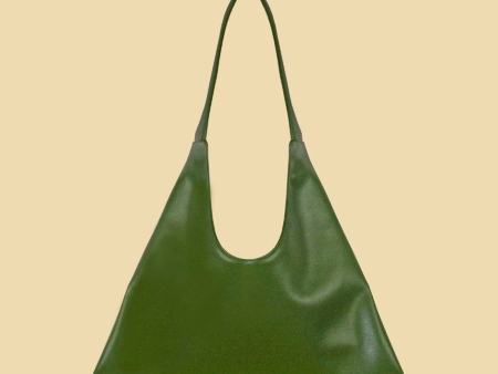 Agave Triangular Tote | Green on Sale