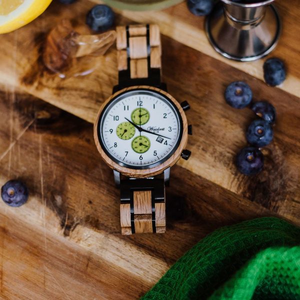 Waidzeit Chronograph GIN White Cucumber Gentlemen watch Online