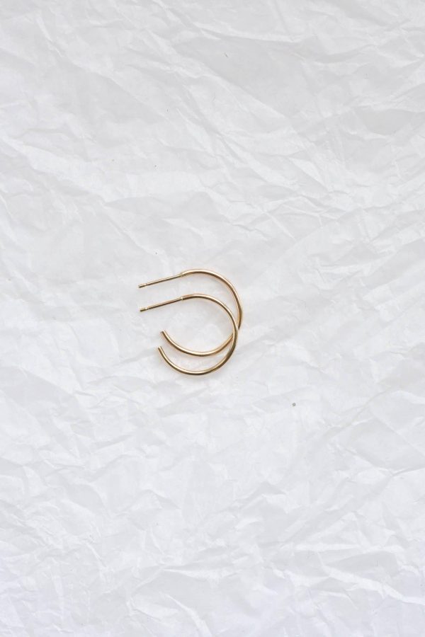 9ct Gold Small Delicate Hoop Earrings Sale