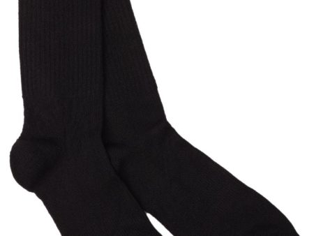 Black Athletic Bamboo Socks V2 Online now