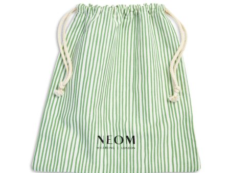 Green Printed Large Drawstring Bamboo Bag Online Sale