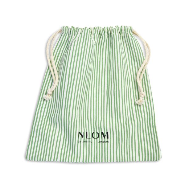 Green Printed Large Drawstring Bamboo Bag Online Sale