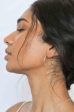 Silver Large Delicate Hoop Earrings on Sale