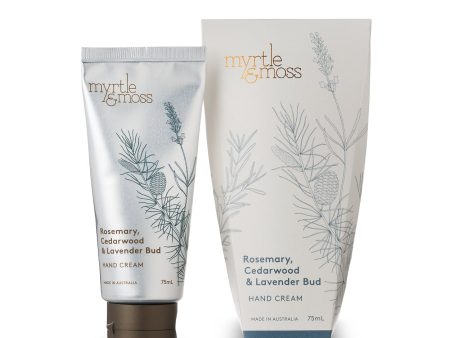 Myrtle and Moss- Lavender bud, Rosemary and cedarwood 75ml hand cream Online