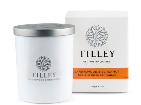 Tilley sandalwood and bergamot candle Discount