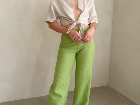 Linen Trousers by Nice Things Sale